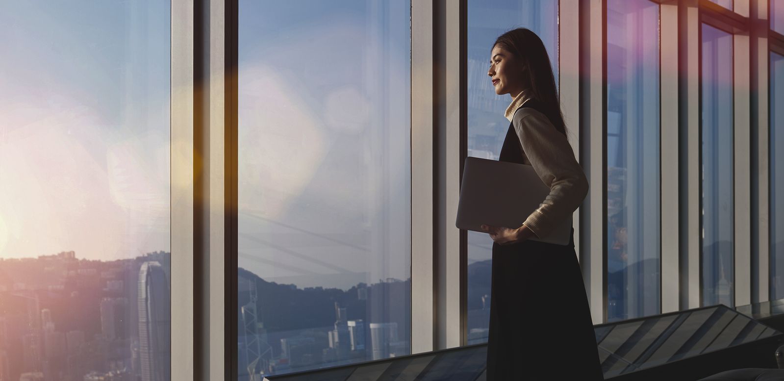 a person working in a data centre